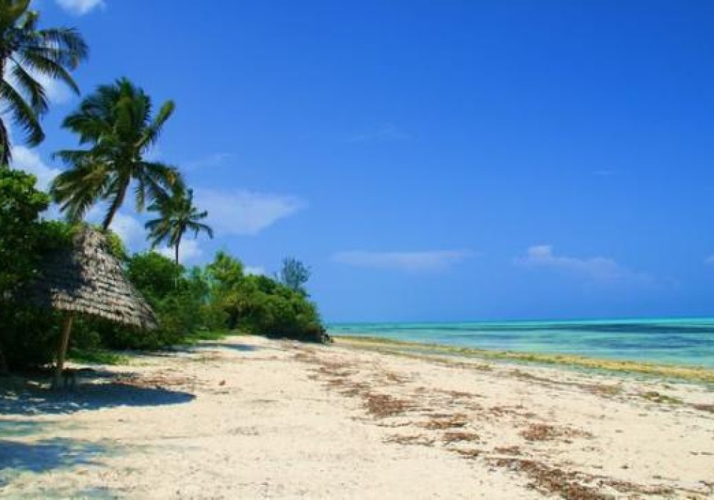 Playa Jambiani en la costa este de Zanzíbar.